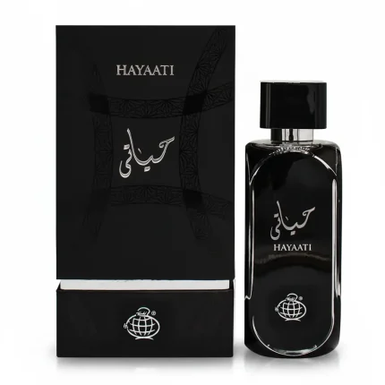 عکس شیشه و جعبه ادکلن حیاتی مشکی فرگرانس ورد اصل